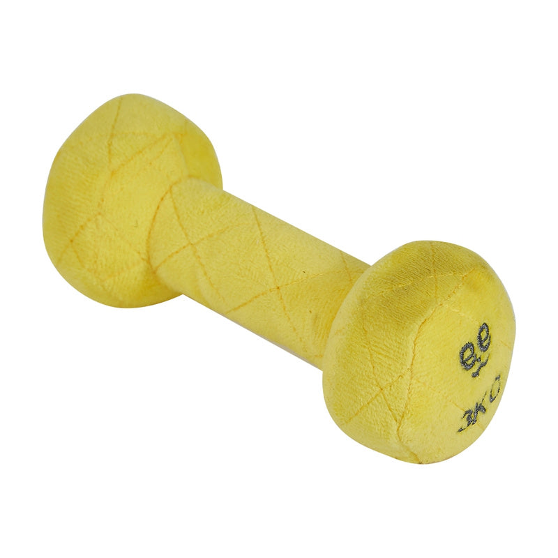 Freedog dumbbi amarillo gris