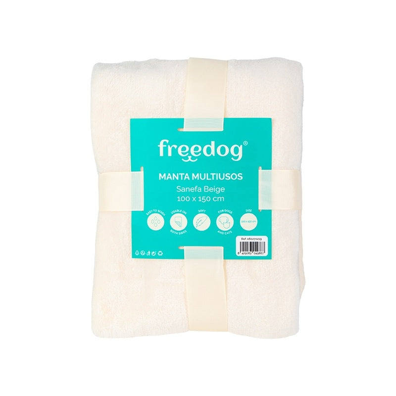 Freedog Manta Multiusos Sanefa Beige 100 × 150 cm