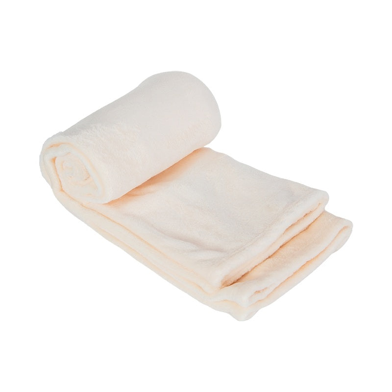 Manta Multiusos Sanefa Beige Freedog extendida y enrollada