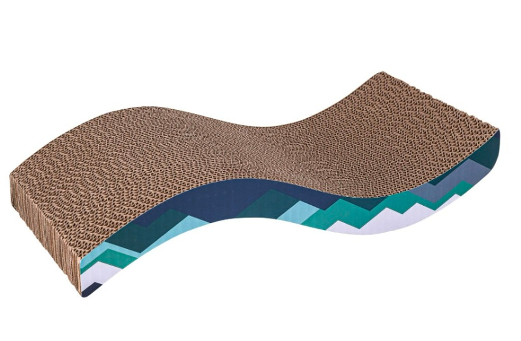 rascador snake azul cielo catnip 45x23x9cm