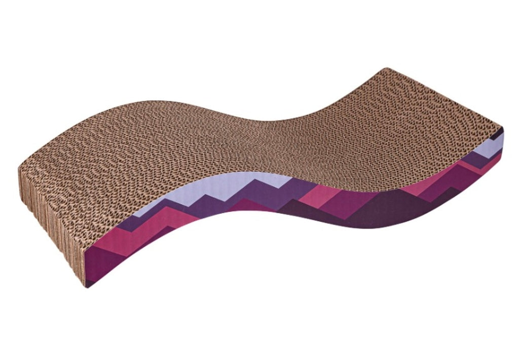 rascador snake vermell catnip 45x23x9cm