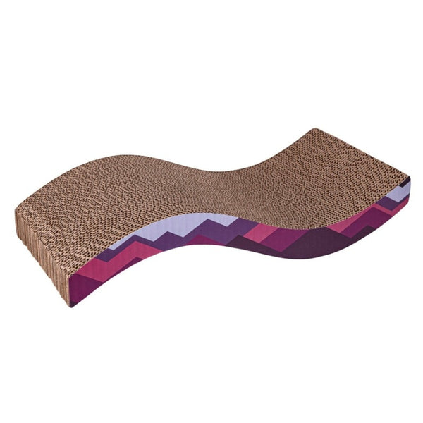 rascador snake rojo catnip 45x23x9cm