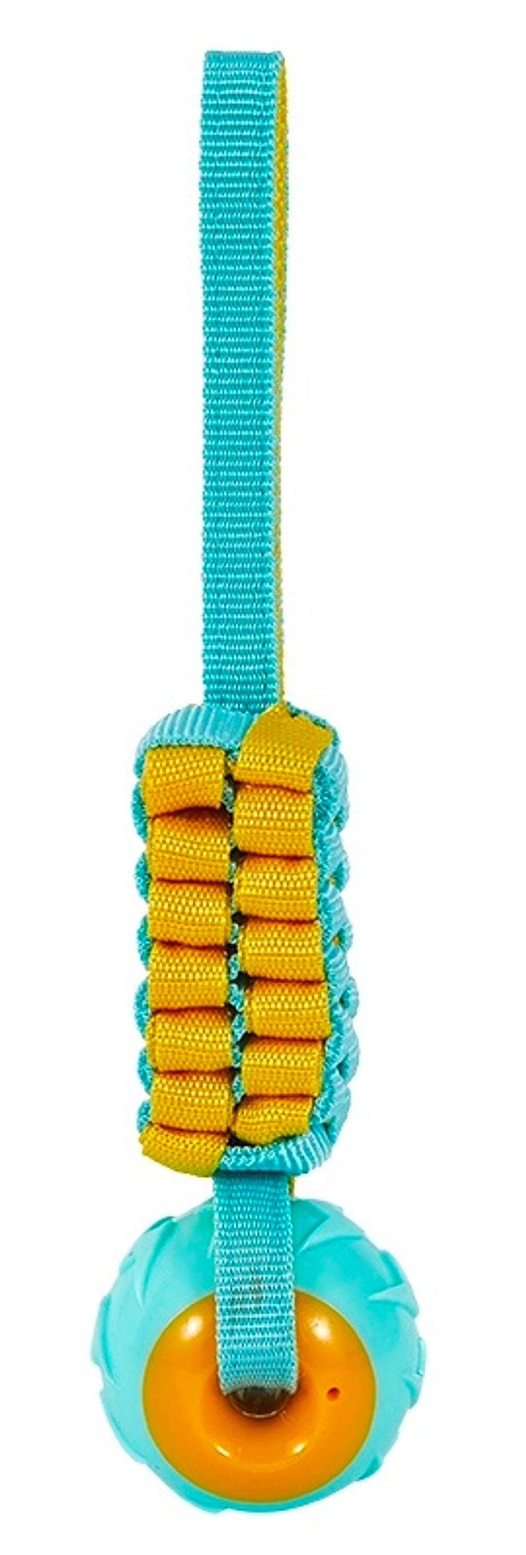 mossegador kinzo pilota groc i turquesa 28x6,5x6