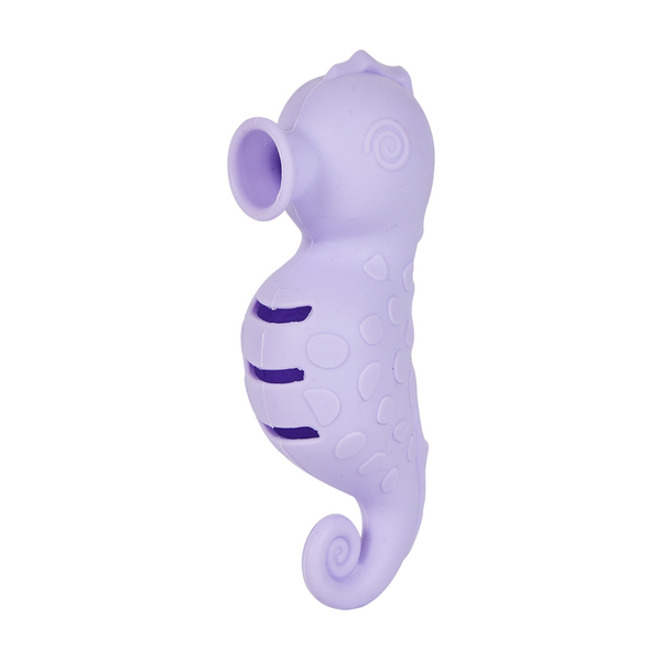 Freedog Seahorse Snack juguete de silicona para gatos, color violeta
