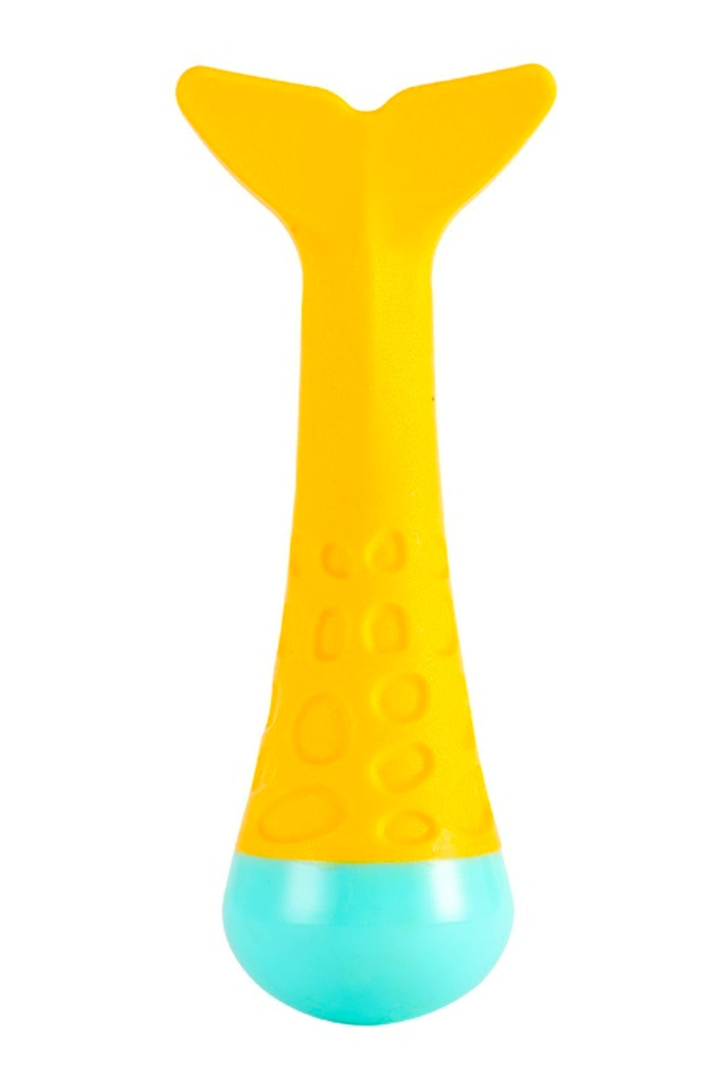 splash fish tail amarillo 23x9,2x7,2 cm