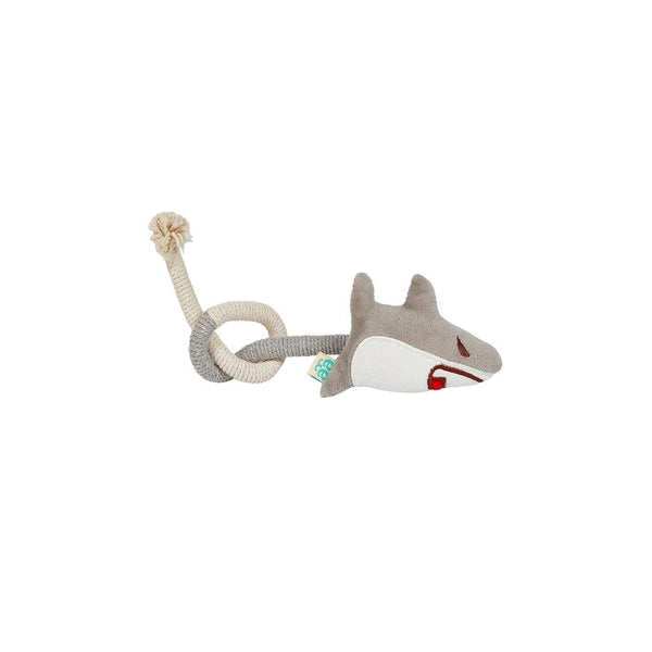 Freedog Tiburón con cuerda y catnip 7,5x36 cm
