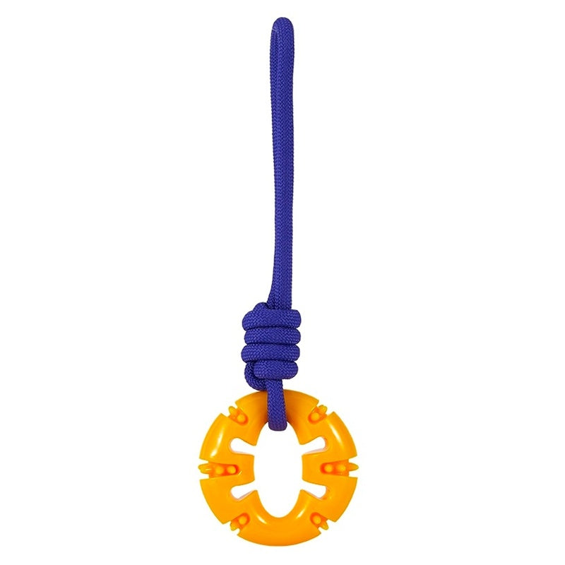 mordedor rueda zygo amarillo y lila 33x10x4cm Imagen principal del producto