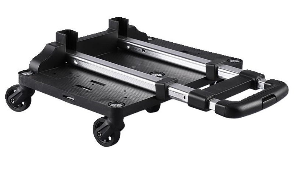trolley aluminio 4 ruedas plegable 36x30x84cm Imatge principal del producte