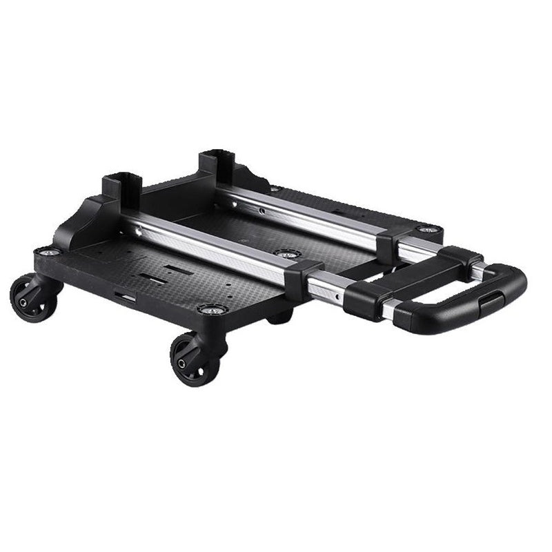 trolley aluminio 4 ruedas plegable 36x30x84cm