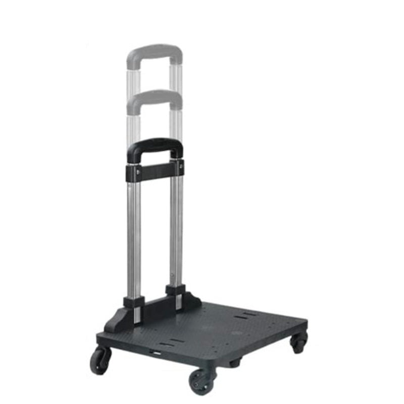 trolley aluminio 4 ruedas plegable 36x30x84cm
