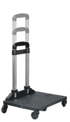 trolley aluminio 4 ruedas plegable 36x30x84cm