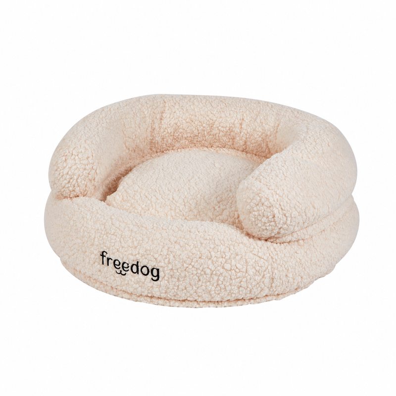 Freedog Cuna Nido Waterproof Teddy para perros beige