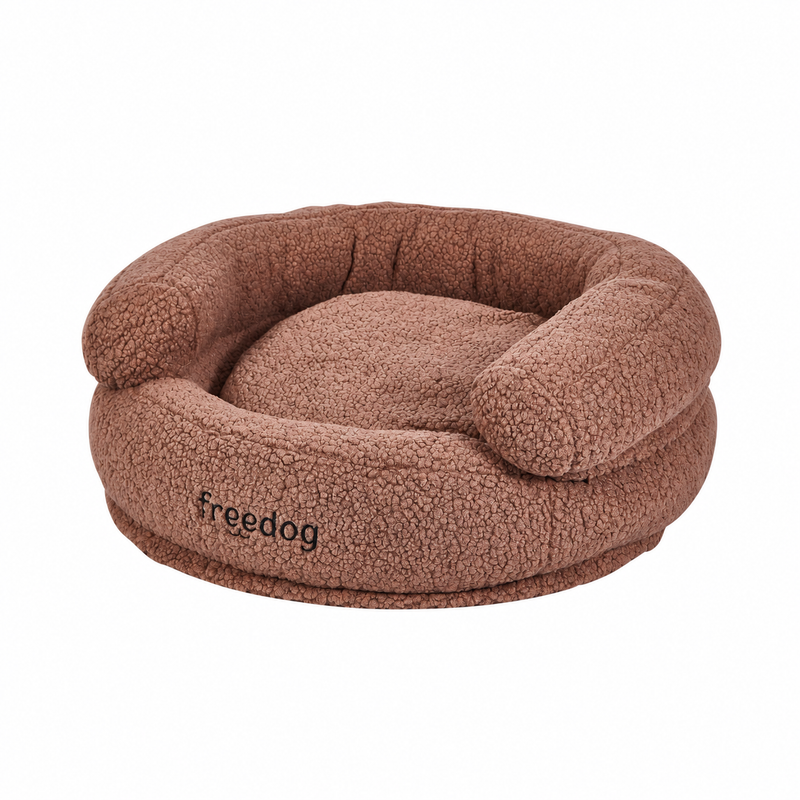 Freedog Cuna Nido Waterproof Teddy para perros marrón