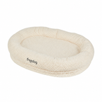 Freedog Cama Oval Waterproof Teddy para perros beige
