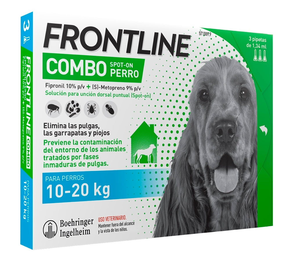 Frontline Combo gos 10-20 kg 3 pipetas