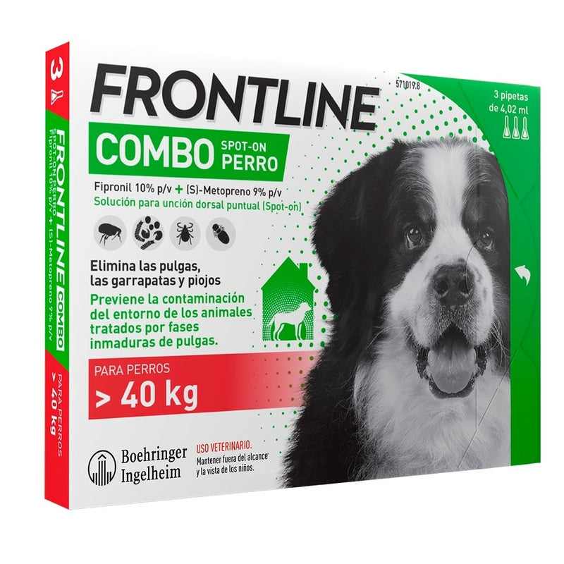 Frontline Combo perro 40-60kg 3 pipetas