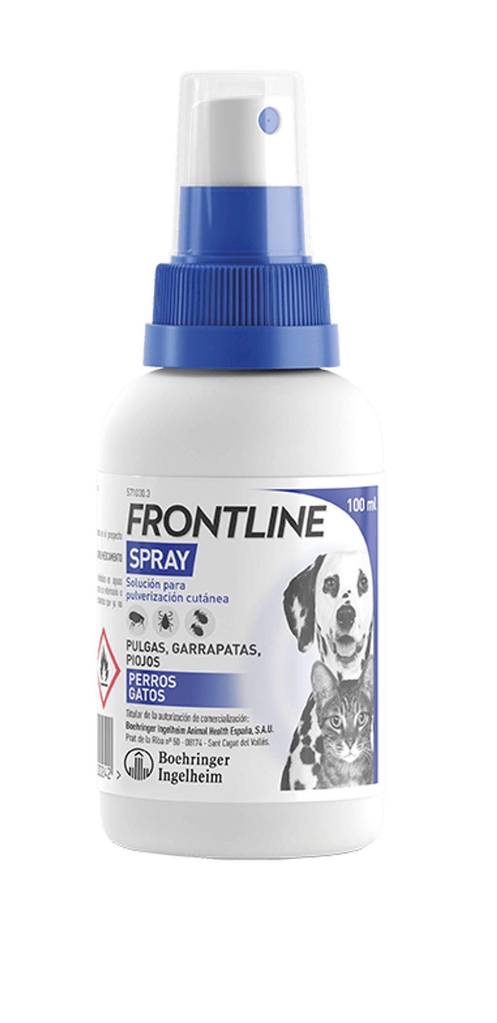 Boehringer Frontline Spray antiparasitari per a gossos i gats Imatge secundària del producte