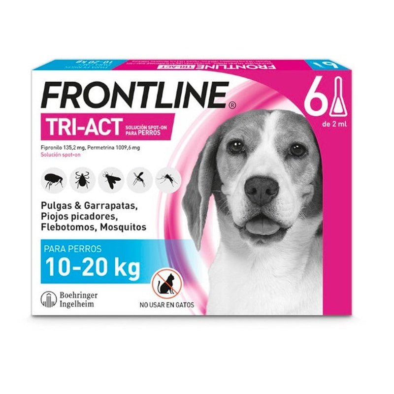 Frontline Tri-Act Pipetas Antiparasitarias 10-20kg