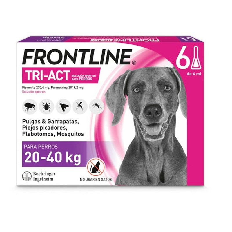 Frontline tri-act 20-40kg (L) 6 pipetas