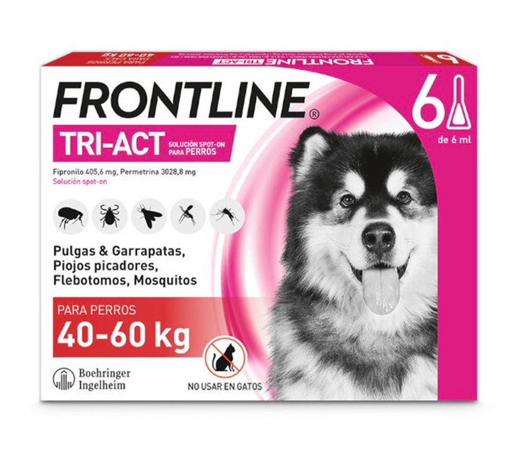 Frontline Tri-Act Pipetas Antiparasitàries 40-60 kg