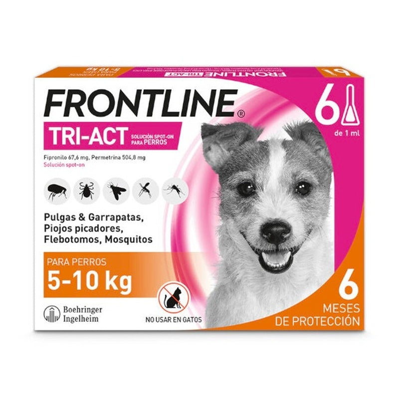 Frontline Tri-Act Pipetas Antiparasitarias 5-10kg