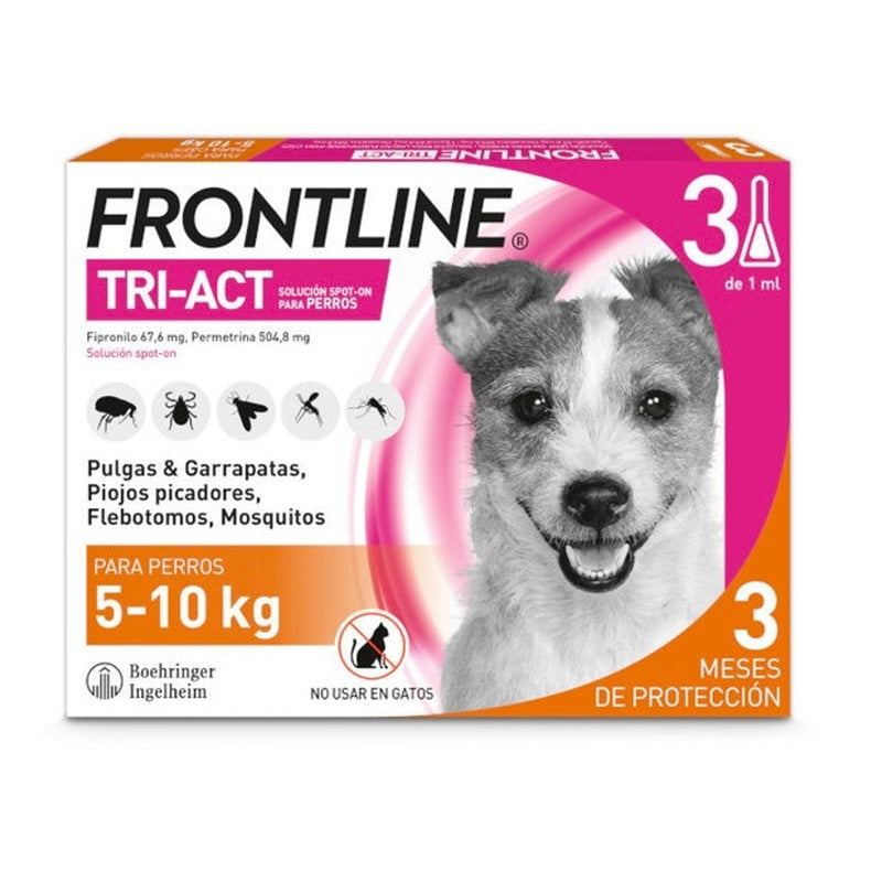Frontline Tri-Act Pipetas Antiparasitarias 5-10kg