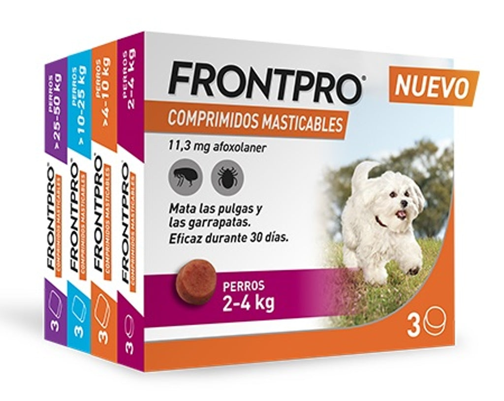 Frontpro 3 comprimidos masticables Imagen principal del producto