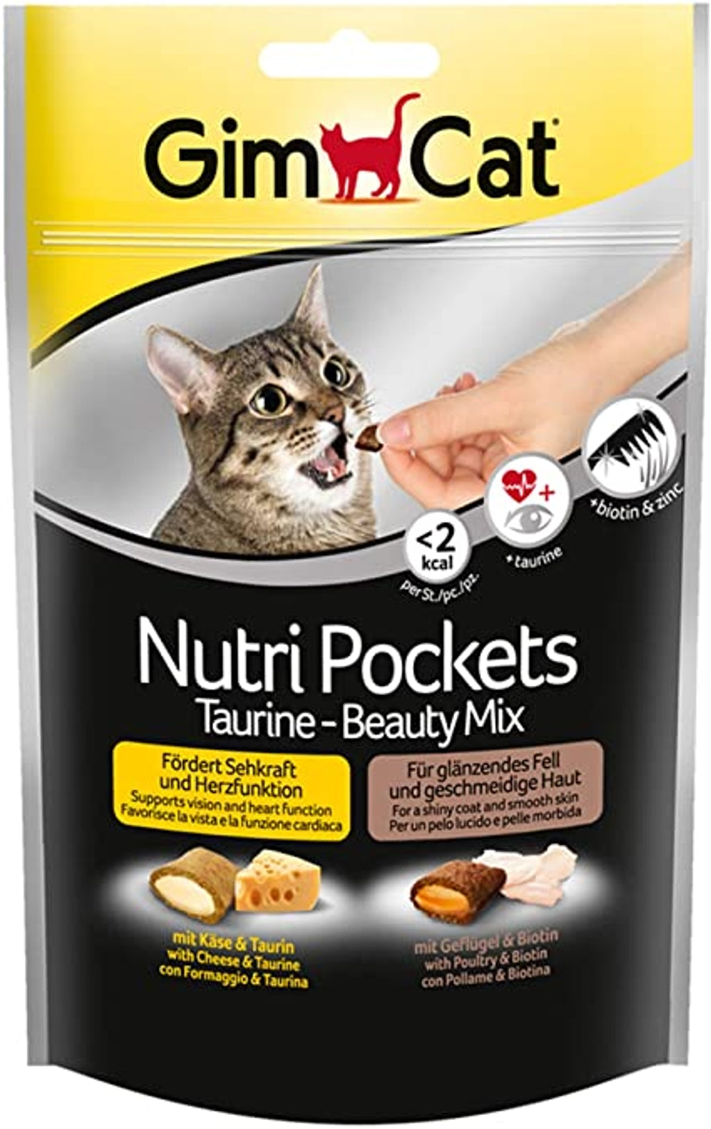Nutri pockets per a gat formatge i taurina 60 g Imatge principal del producte