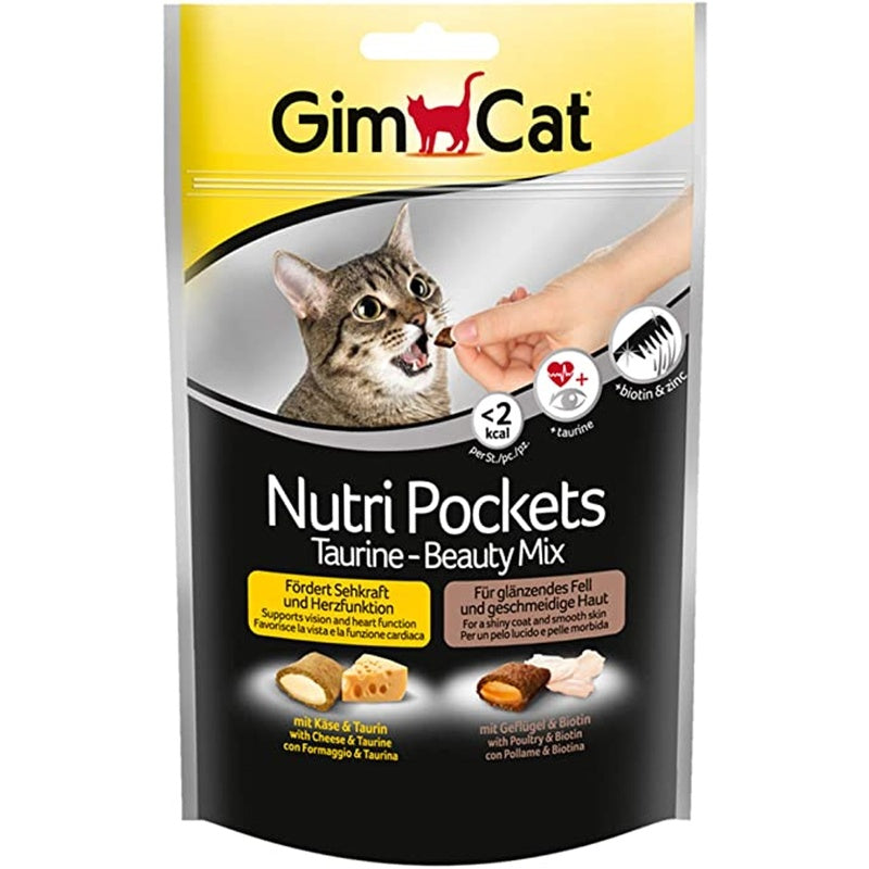 Nutri pockets para gato queso y taurina 60gr Imagen principal del producto