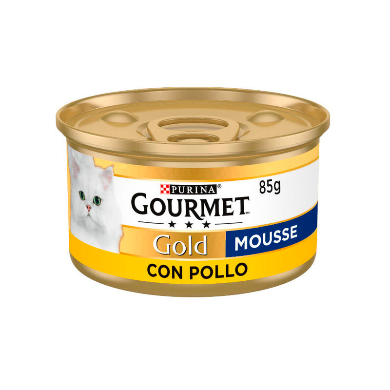 Gourmet Purina Gato Gold Mousse Pollo 85 g