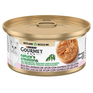 gato nature's creation atún y gambas 70g