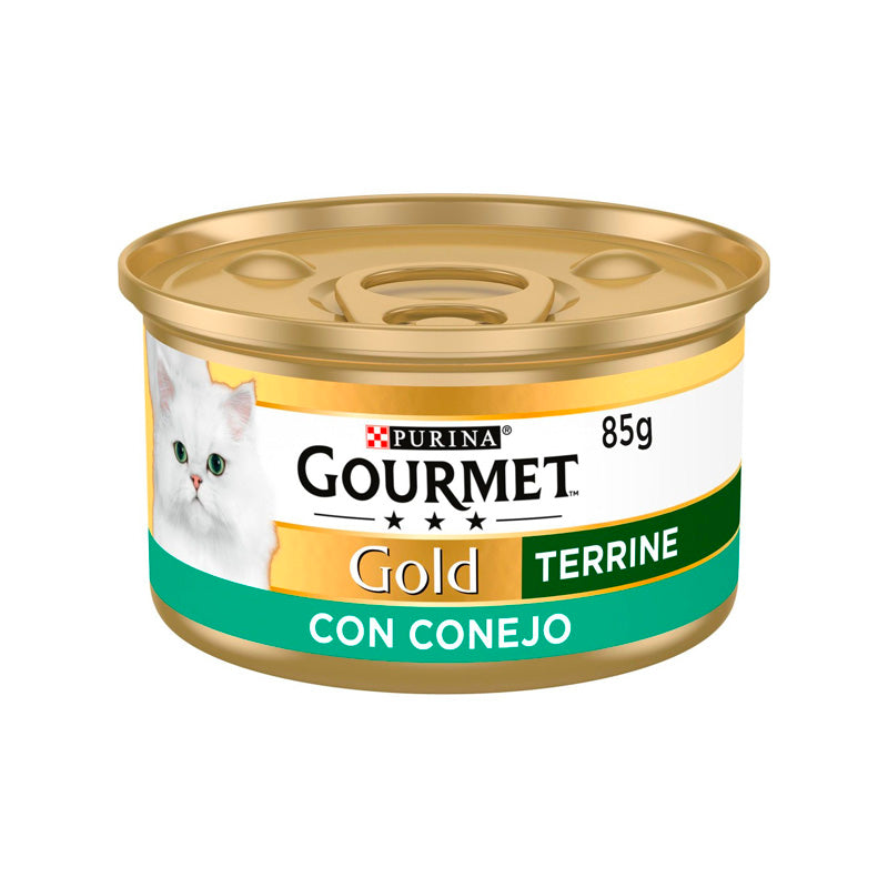 Gourmet Purina Gato Gold Terrine Conejo Caza 85 g Imagen principal del producto