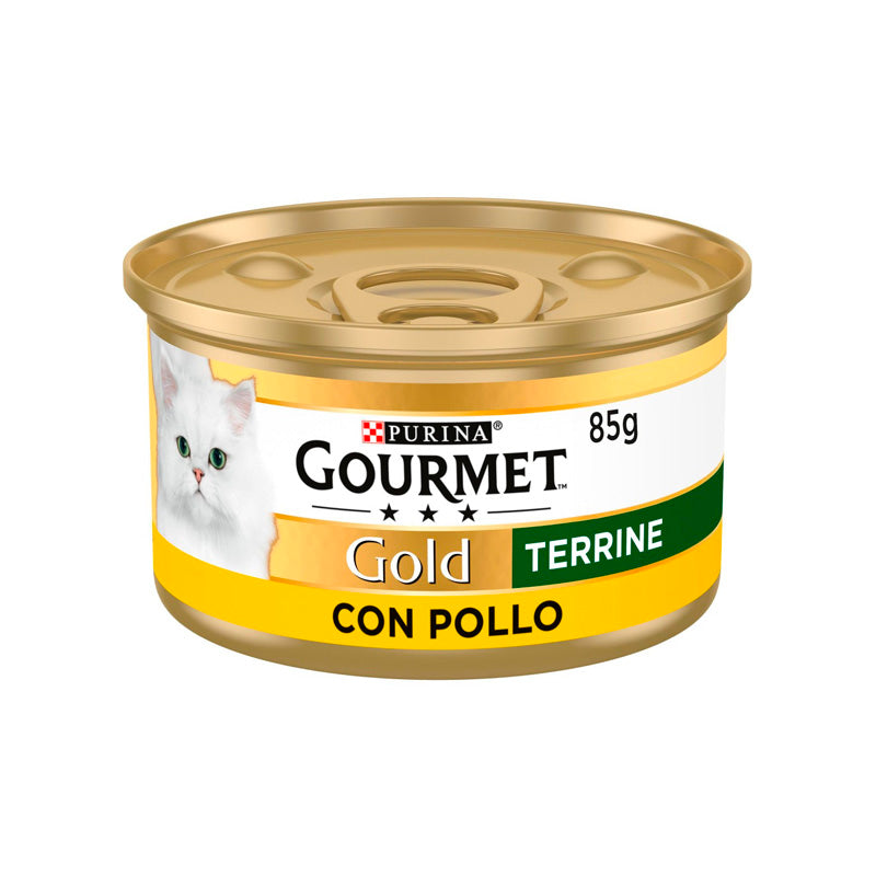 Gourmet Purina Gato Gold Terrine Pollo Granja 85 g Imagen principal del producto