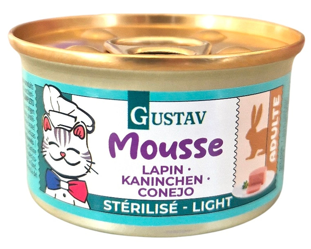 Gustav mousse esterilitzado 85 g Imatge principal del producte