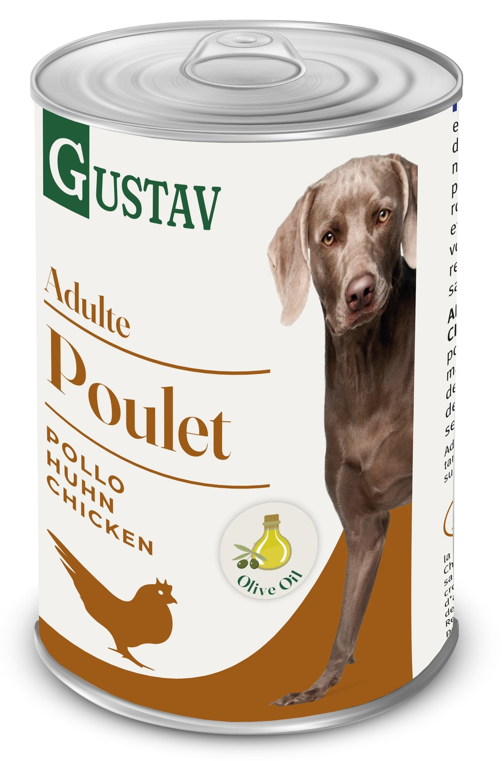 Gustav Gos Paté de pollastre 400gr Imatge secundària del producte