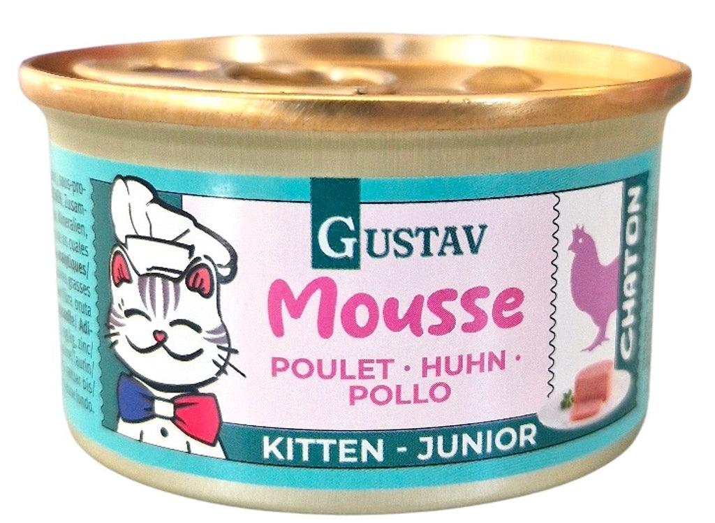 Gustav mousse júnior pollastre 85 g Imatge principal del producte