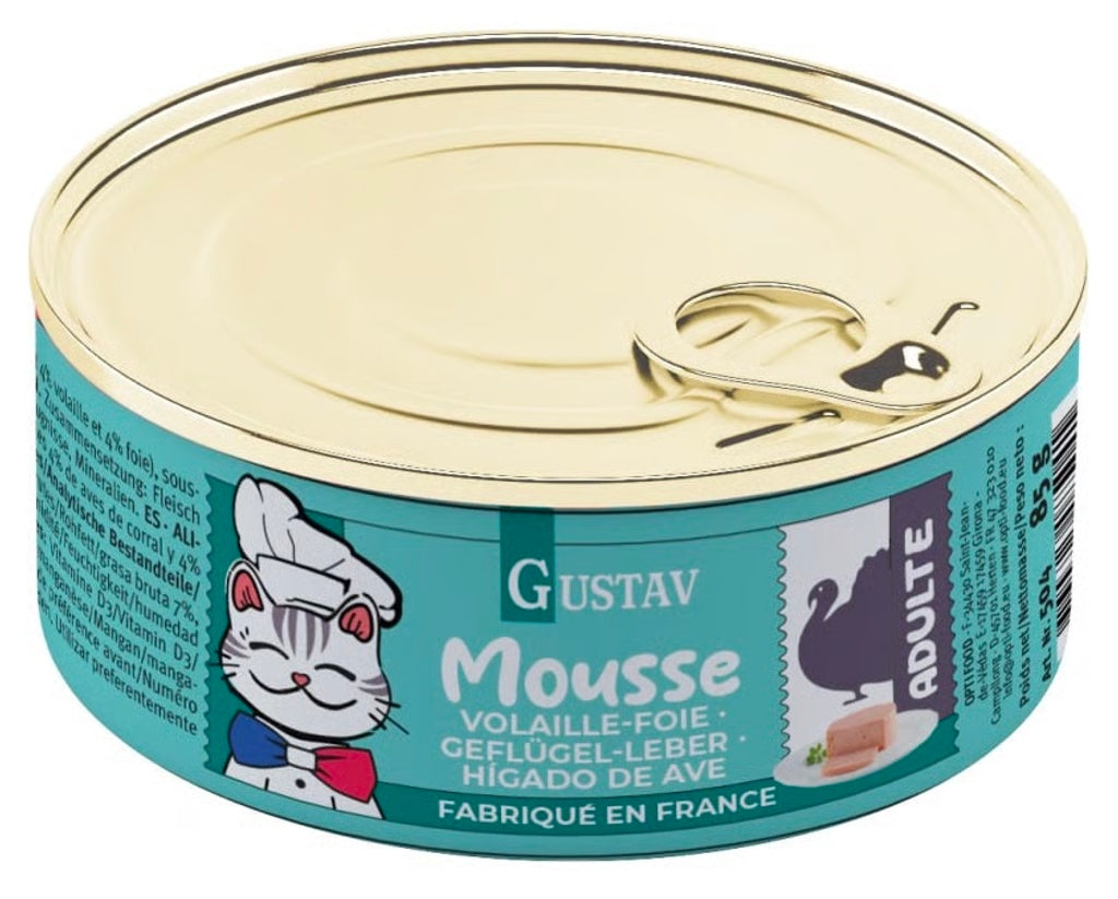 Gustav mousse de gall dindi 85 g