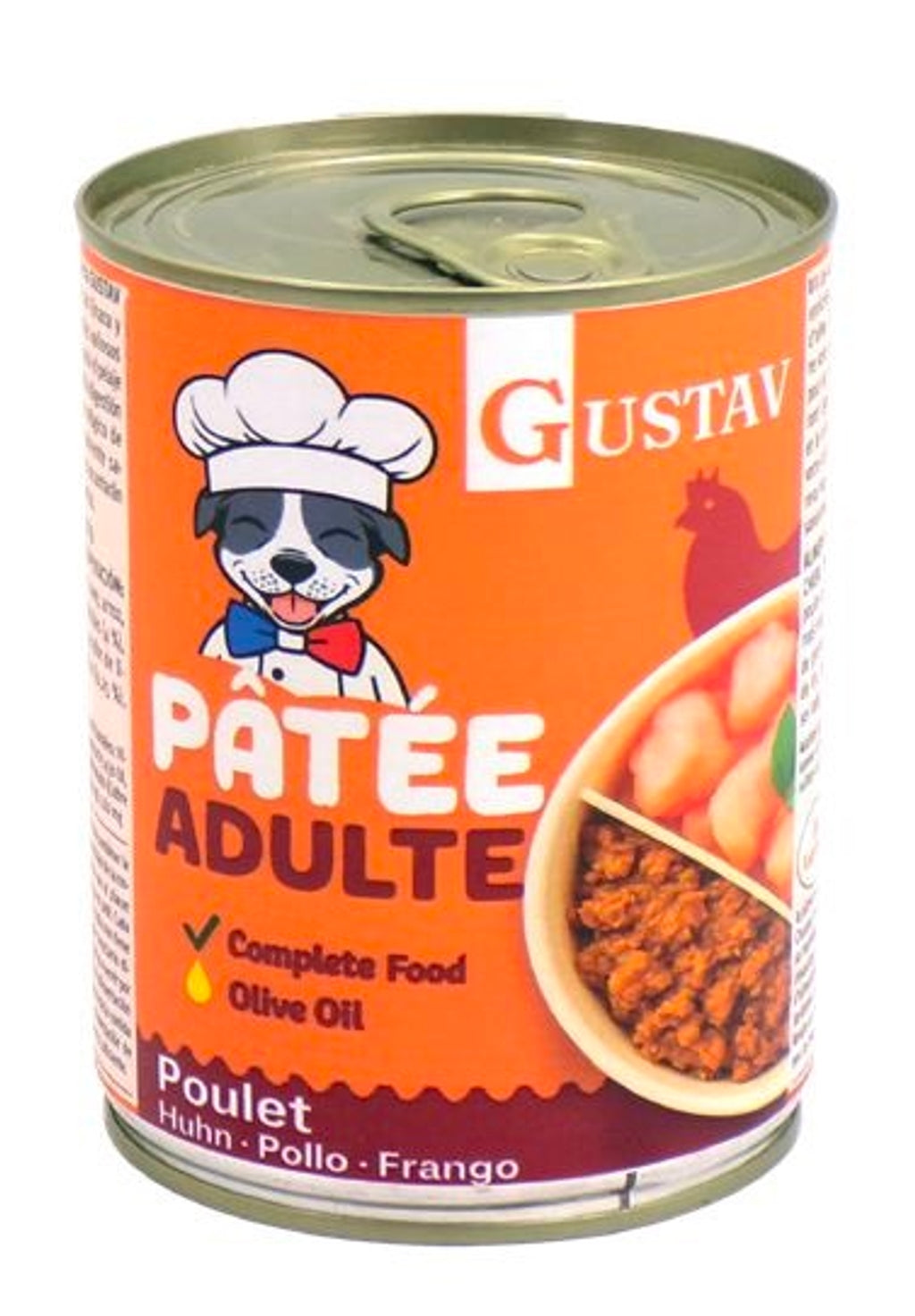 Gustav gos paté de pollastre 400 g
