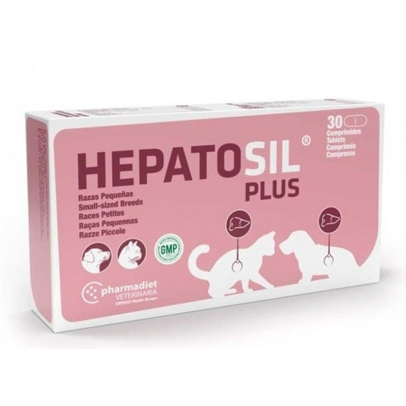 Hepatosil Plus perros pequeños y gatos 30cp Imagen principal del producto
