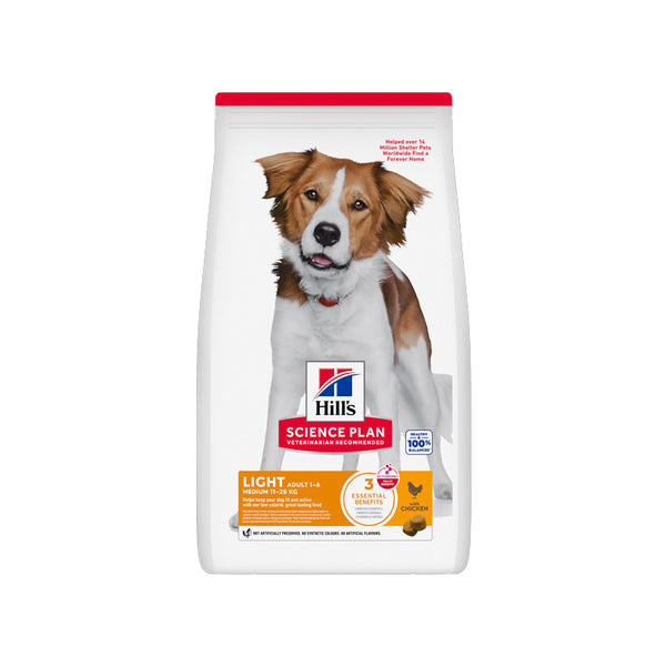 Hill's Adult Medium Light con pollo pienso para perros