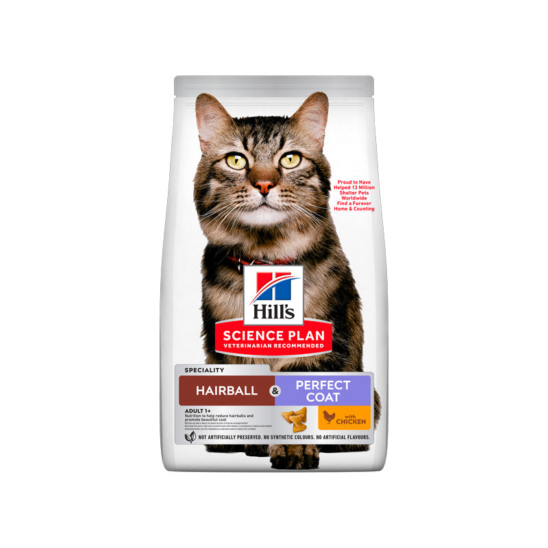 Hill's Hairball & Perfect Coat Pollo pienso para gatos
