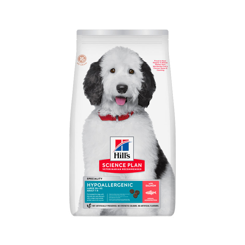 Hill's Gos Hypoallergenic NO Grain Raça Gran 14 kg