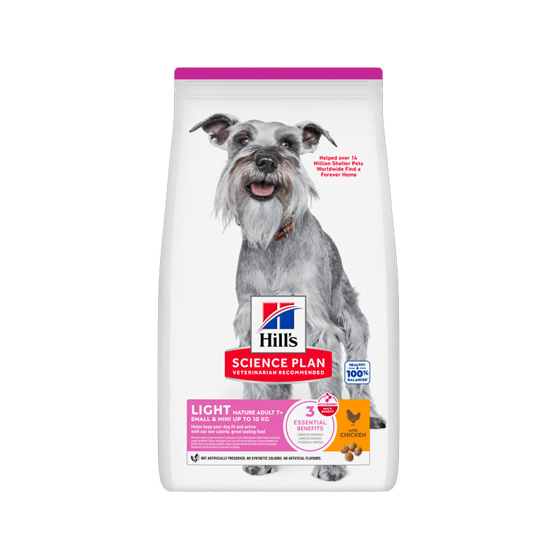 Hill's Mature Adult 7+ Mini Light con pollo pienso para perros Imagen principal del producto