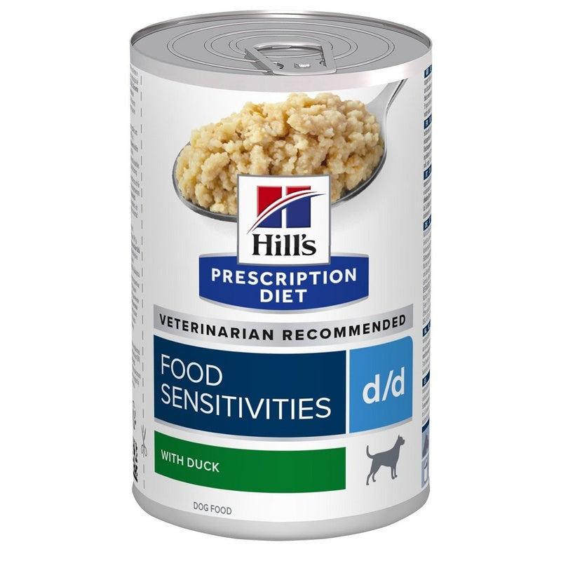 perro D/D food sensitivities pato lata 370gr