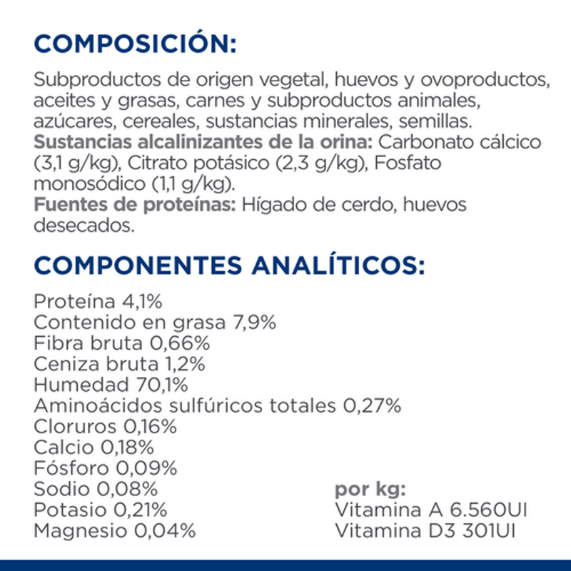 gos o/d urinary care llauna 370 g