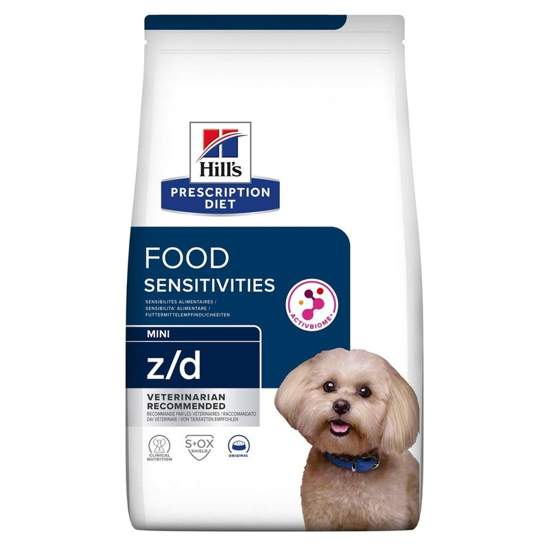 perro z/d food sensitivities mini