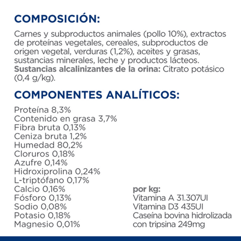 gat c/d urinary stress estofado llauna 82 g