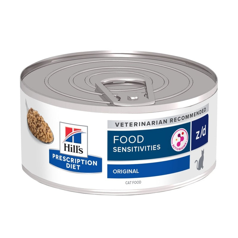 gato z/d food sensitivities lata 156g