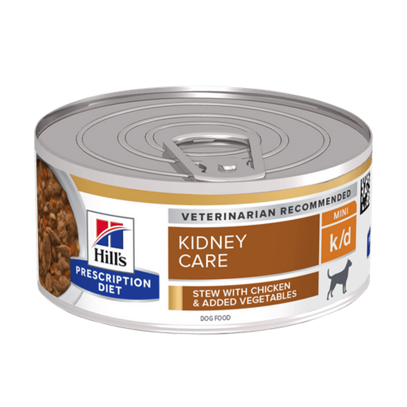 perro k/d kidney care estofado lata