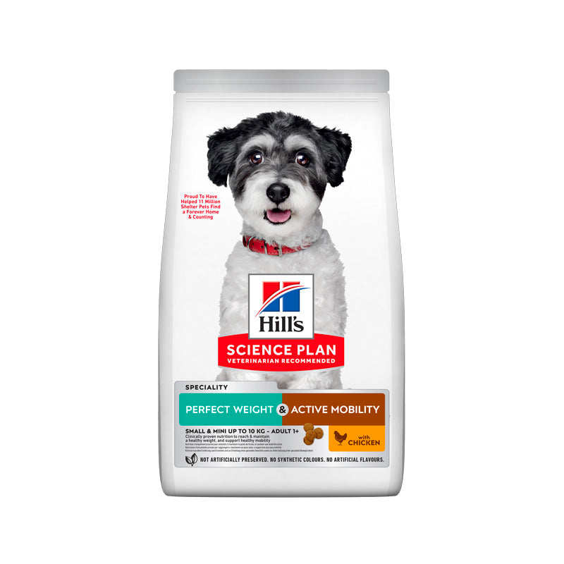 Hill's Perfect Weight & Active Mobility Small & Mini pienso para perros Imagen principal del producto